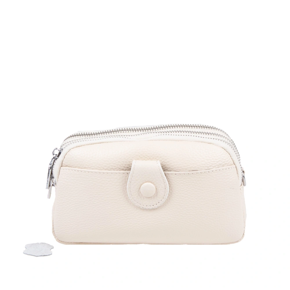 Genti de umar - Geanta de umar din piele naturala Antonia Moretti AM1689, Bej, Bagsy