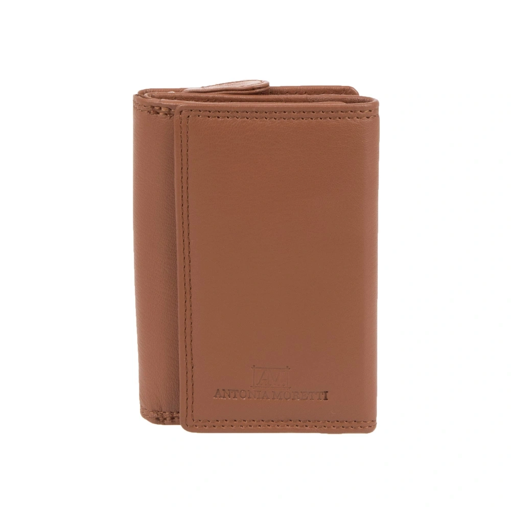 Portofele - Portofel dama din piele naturala Antonia Moretti AM1671, Cognac, Bagsy