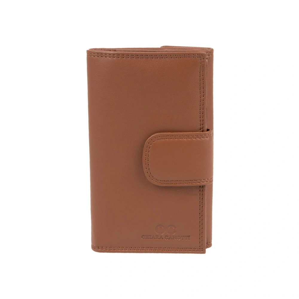 Portofele - Portofel dama din piele naturala Chiara Canotti CC1673, Cognac, Bagsy