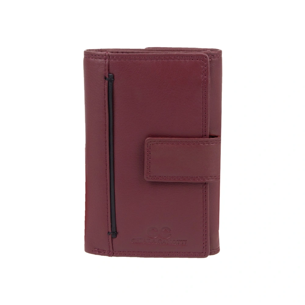 Portofele - Portofel dama din piele naturala Chiara Canotti CC1697, Visiniu, Bagsy