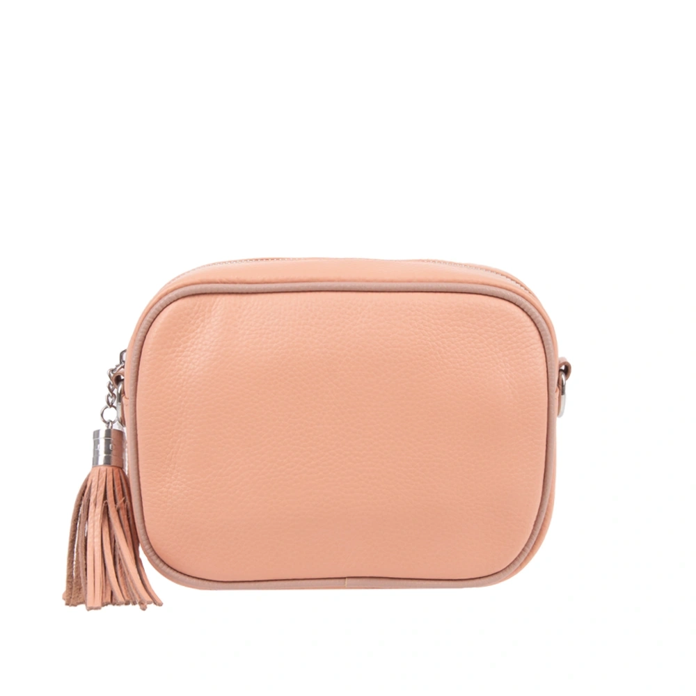 Genti de umar - Geanta de umar din piele naturala Chiara Canotti CC1707, Roz, Bagsy