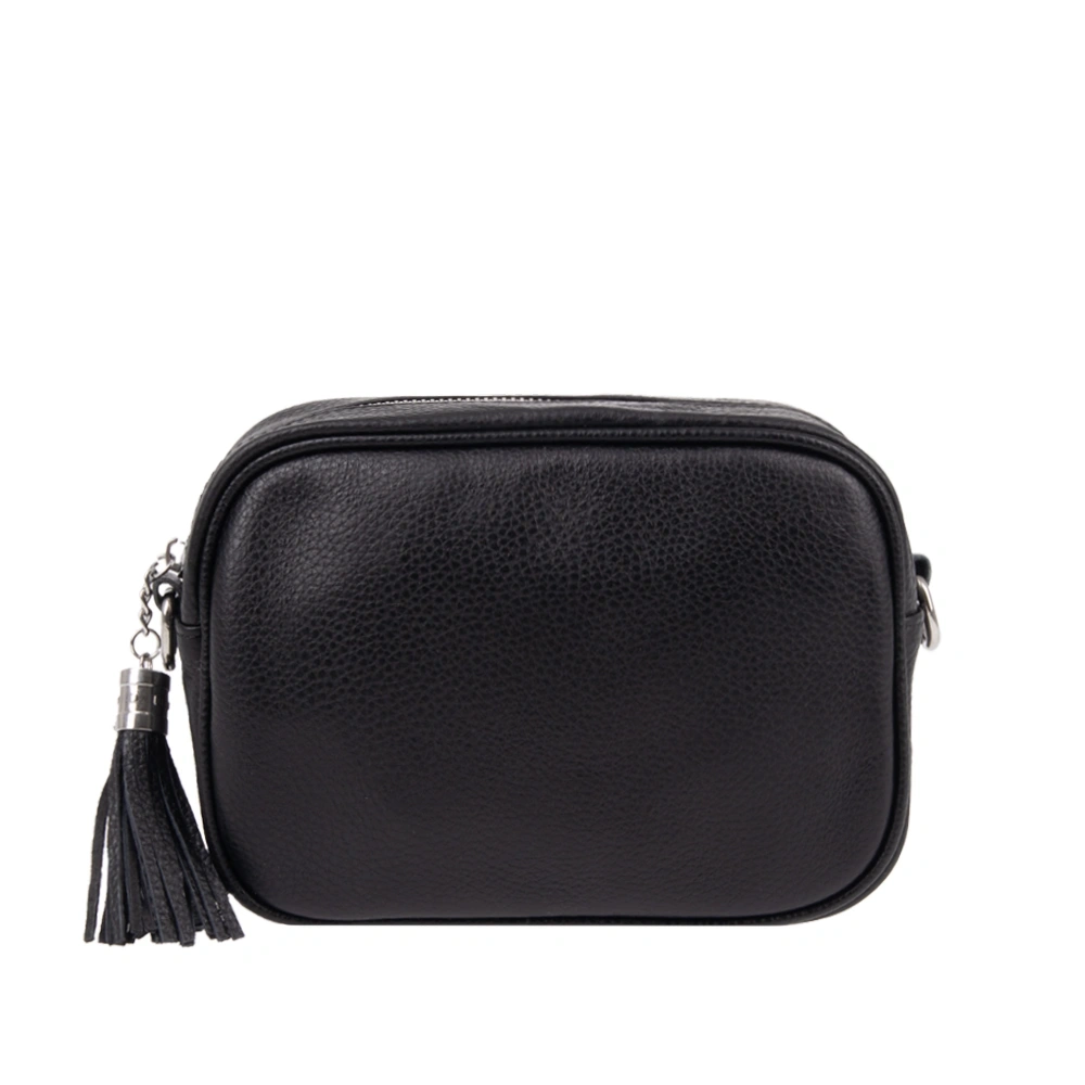 Genti de umar - Geanta de umar din piele naturala Chiara Canotti CC1707, Negru, Bagsy