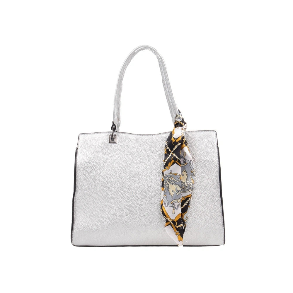 Genti de umar - Geanta de mana Francesca Rossi FR6506, Argintiu, Bagsy