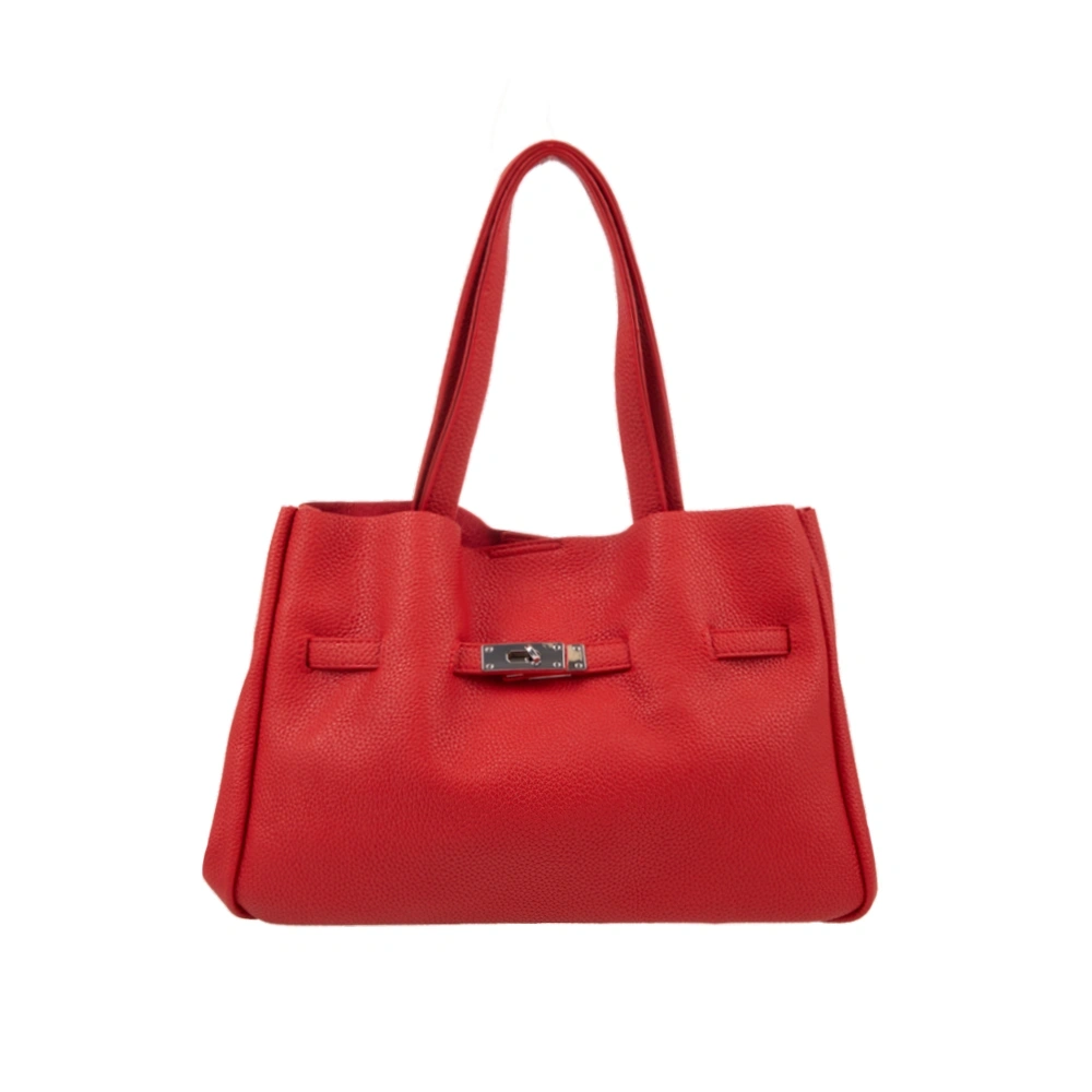 Genti de umar - Geanta de mana Francesca Rossi FR6491, Rosu, Bagsy