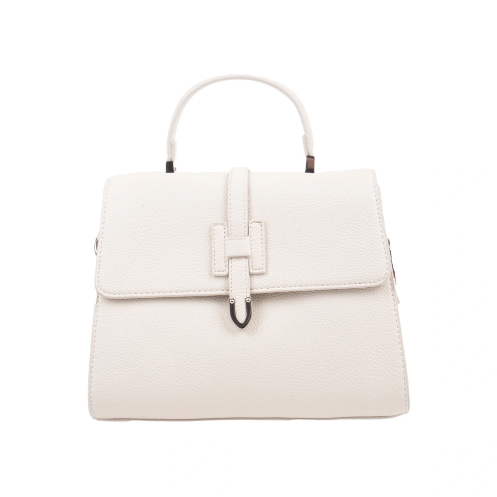 Genti de umar - Geanta de mana din piele ecologica Francesca Rossi FR6492, Bej, Bagsy