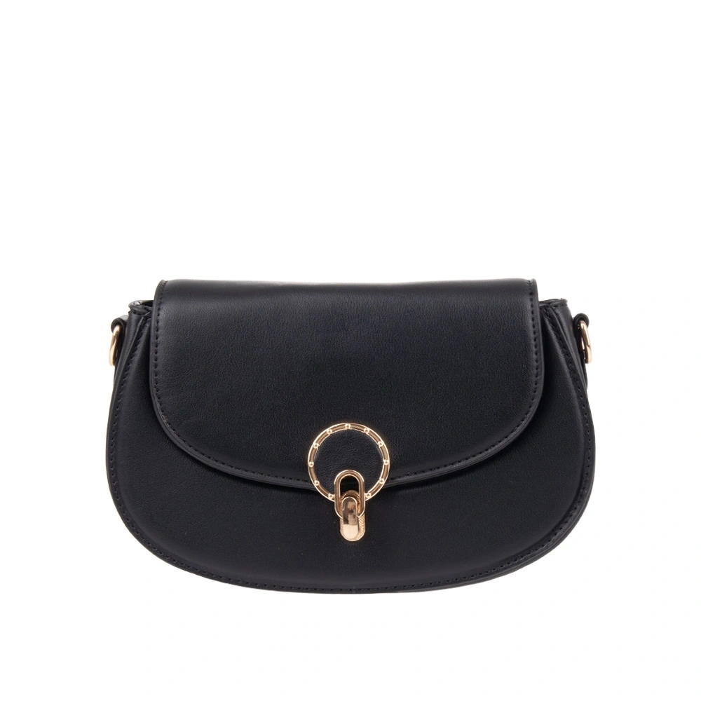 Genti de umar - Geanta de umar din piele ecologica Francesca Rossi FR6531, Negru, Bagsy