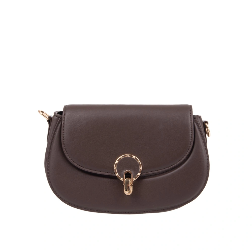 Genti de umar - Geanta de umar din piele ecologica Francesca Rossi FR6531, Maro inchis, Bagsy