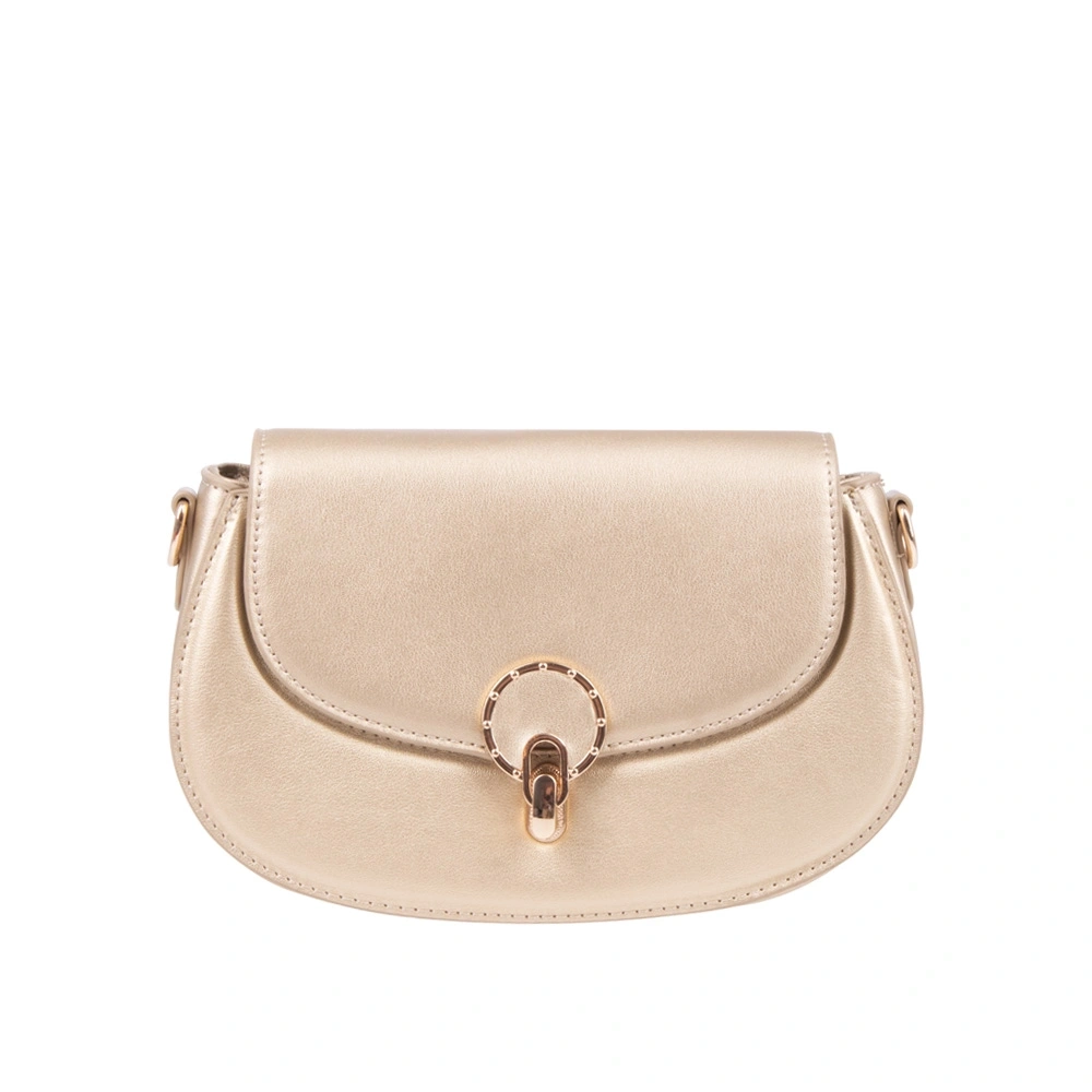 Genti de umar - Geanta de umar din piele ecologica Francesca Rossi FR6531, Auriu, Bagsy