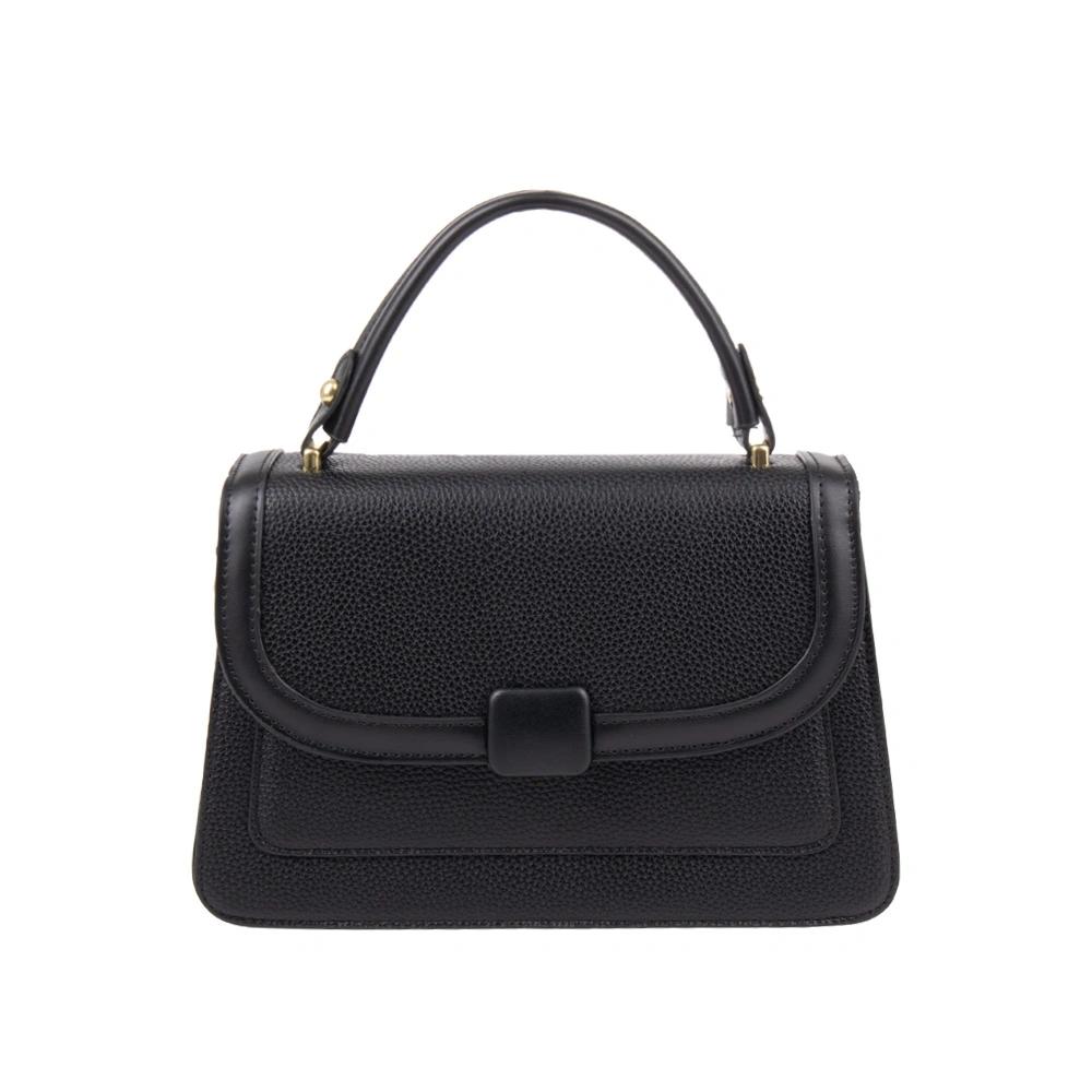 Genti de umar - Geanta de umar din piele ecologica Francesca Rossi FR6533, Negru, Bagsy