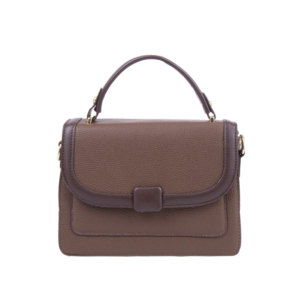 Genti de umar - Geanta de umar din piele ecologica Francesca Rossi FR6533, Kaki, Bagsy