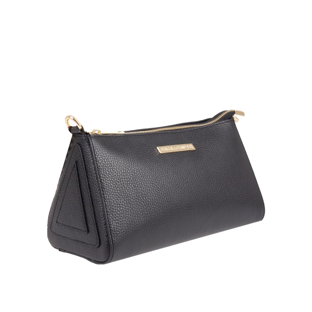 Genti de umar - Geanta de umar din piele naturala Chiara Canotti CC1727, Negru, Bagsy