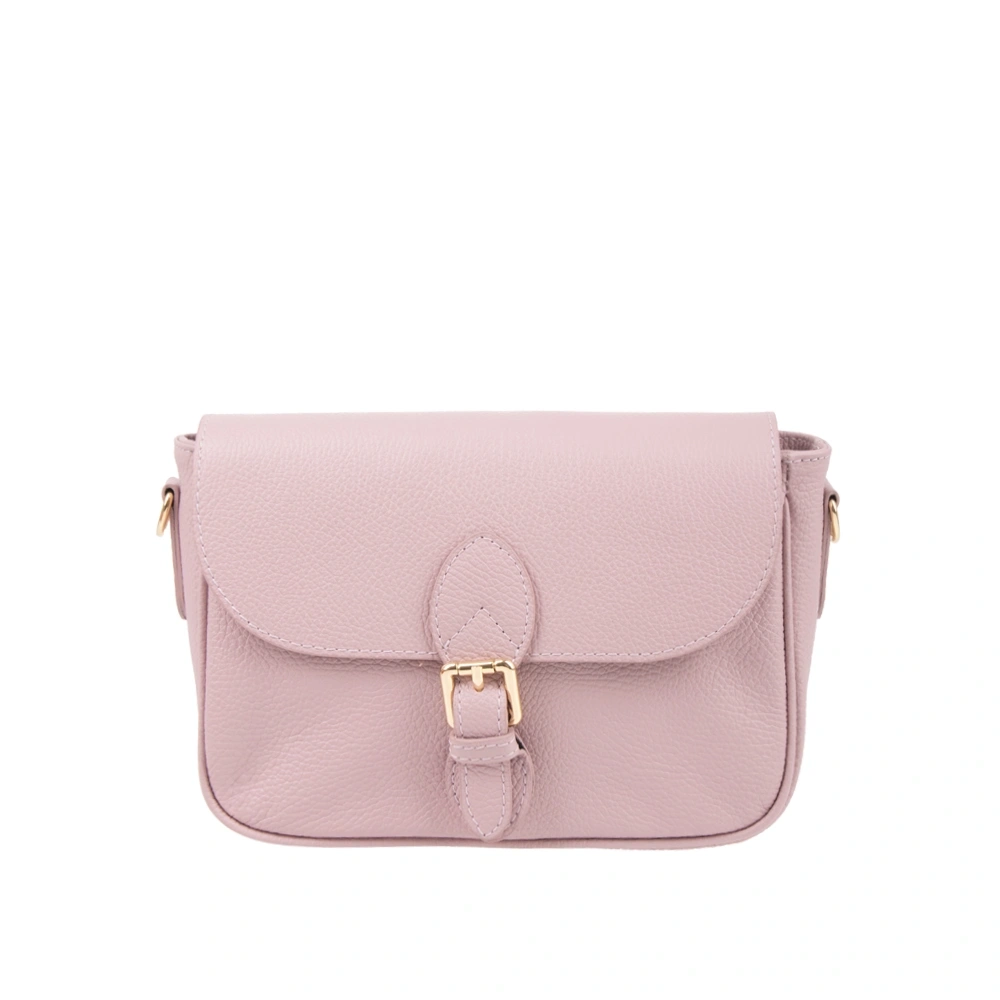 Genti de umar - Geanta de umar din piele naturala Chiara Canotti CC1731, Roz, Bagsy