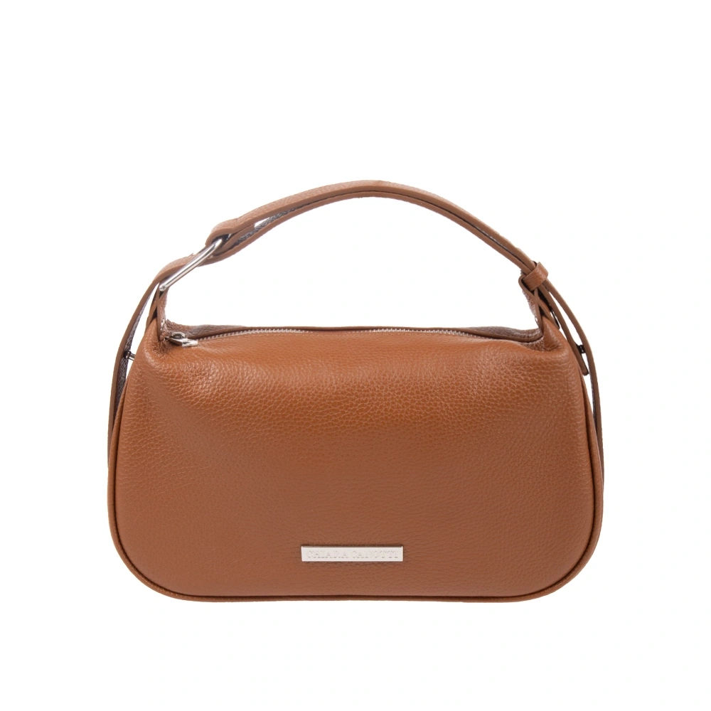 Genti de umar - Geanta de umar din piele naturala Chiara Canotti CC1732, Cognac, Bagsy