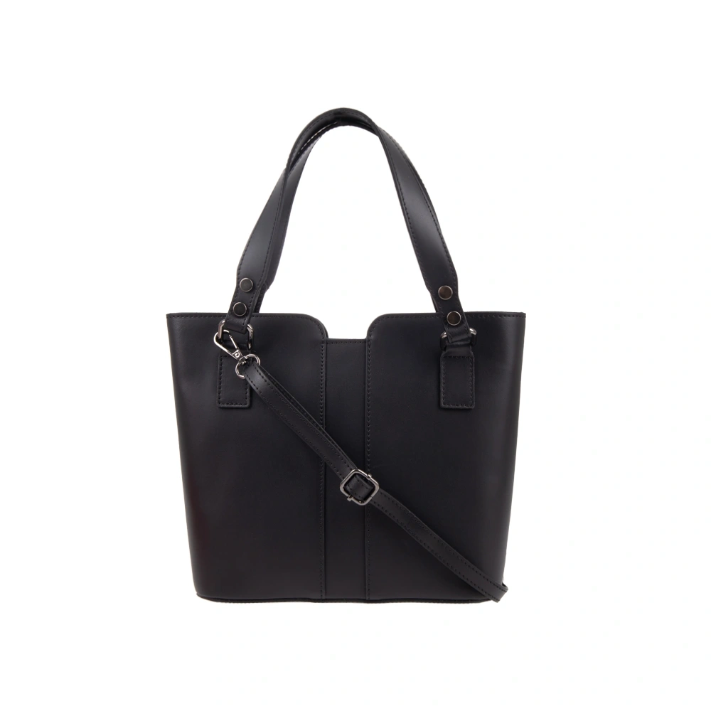 Genti de umar - Geanta de umar din piele naturala Chiara Canotti CC1737, Negru, Bagsy