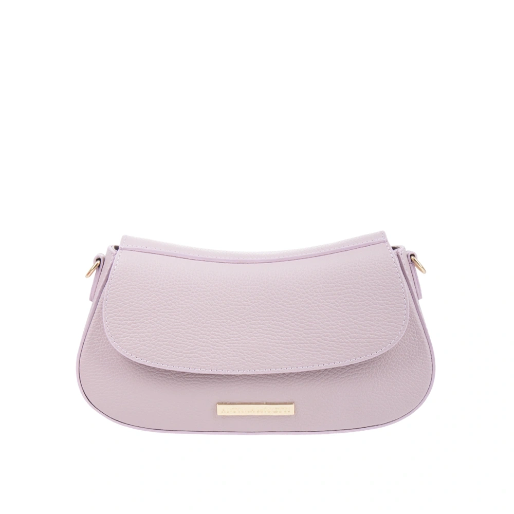 Genti de umar - Geanta de umar din piele naturala Antonia Moretti AM1743, Lila, Bagsy