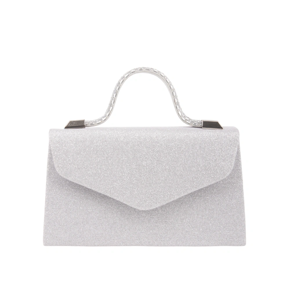 Genti de ocazie - Geanta de ocazie Carolina di Rosa CR1783, Argintiu, Bagsy