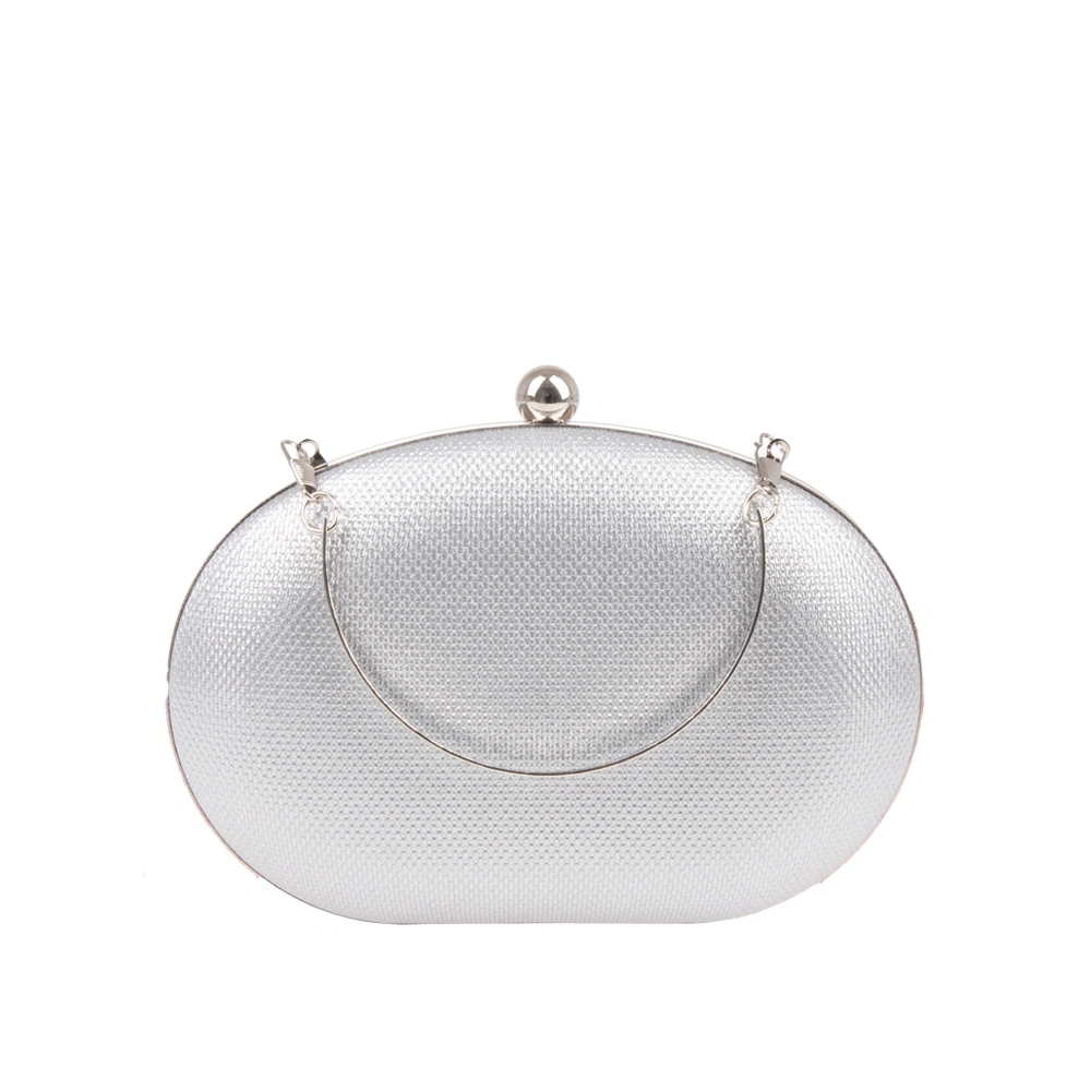 Genti de ocazie - Geanta de ocazie Carolina di Rosa CR1784, Argintiu, Bagsy